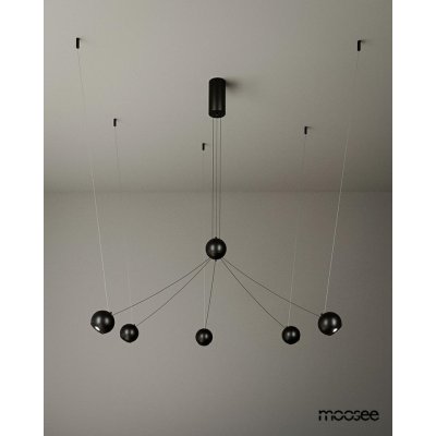 MOOSEE lampa wisząca OCTO 5 czarna