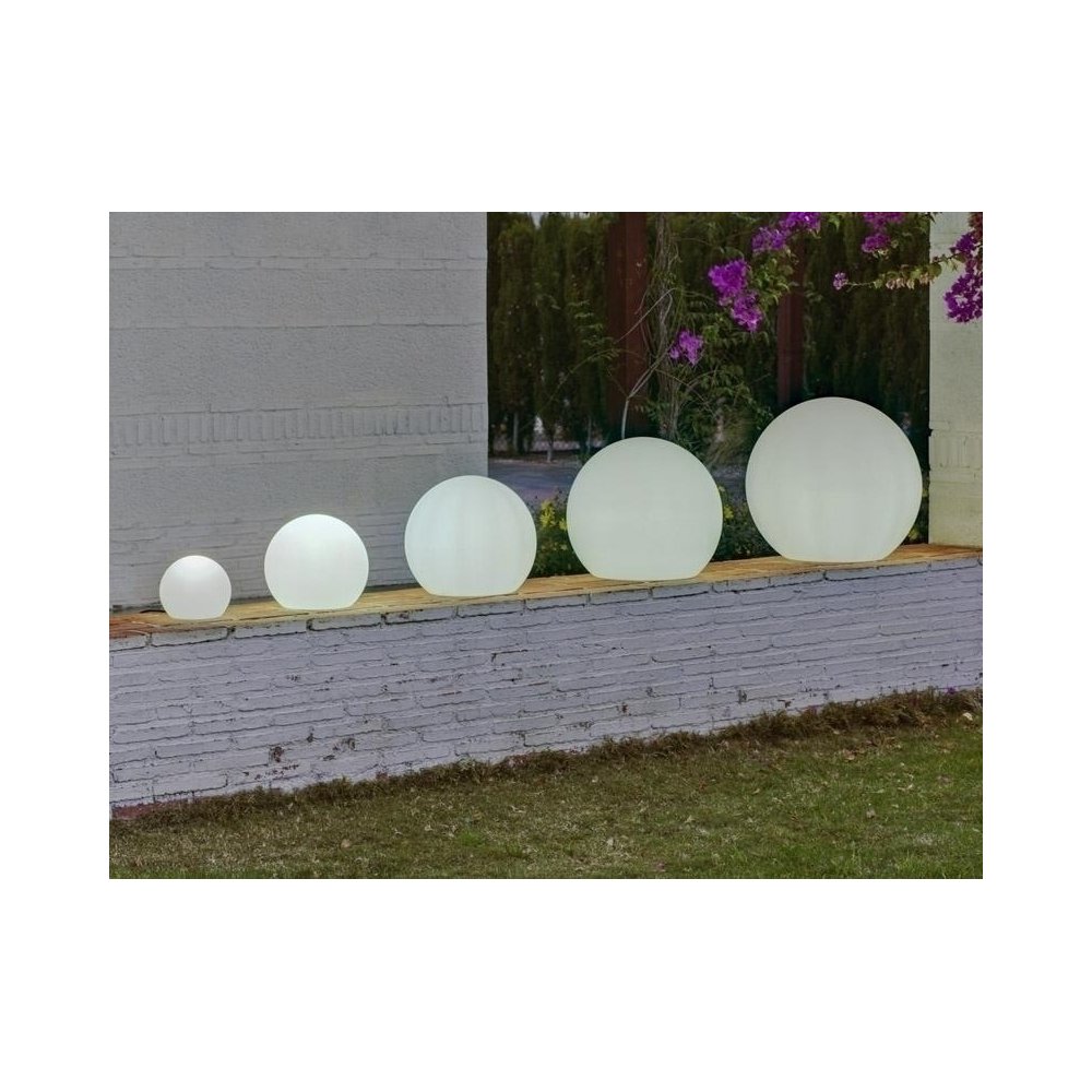 NEW GARDEN lampa ogrodowa BULY 50 CABLE biała