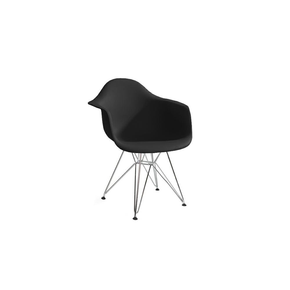 Fotel DAR SILVER czarny