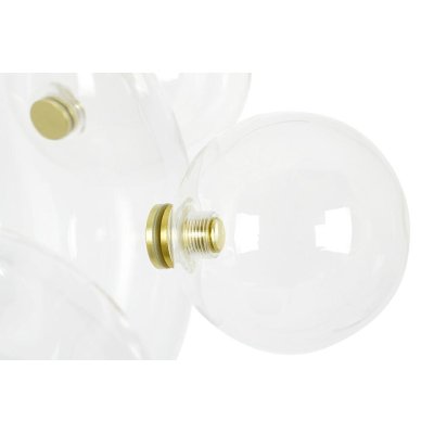 MOOSEE Lampa wisząca CAPRI DISC 5 złota   - 300 LED, aluminium, szkło