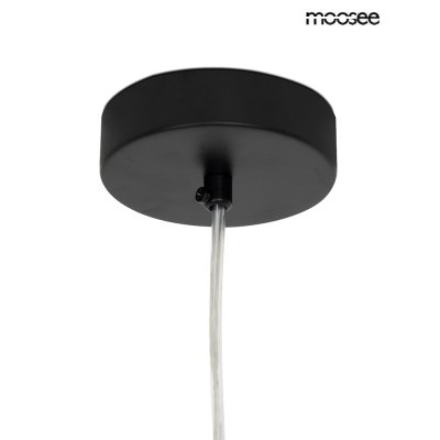 MOOSEE lampa wisząca ALURE OVAL 120       czarna/mleczna