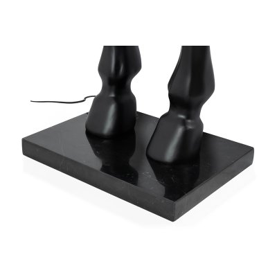 MOOSEE lampa podłogowa KOŃ HORSE STAND    M czarna - włókno szklane