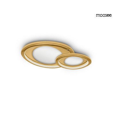 MOOSEE lampa sufitowa / plafon CELL 2     złota