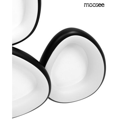 MOOSEE lampa sufitowa / plafon AREA 3     czarna