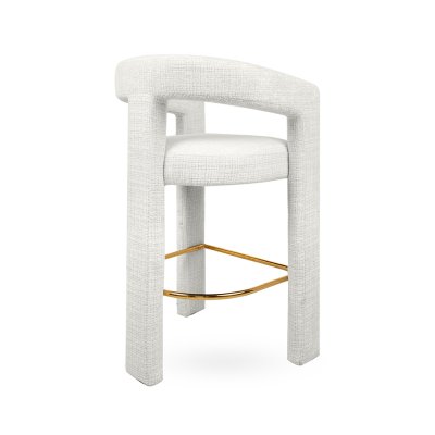 MaMaison krzesło barowe LOGAN białe MaMaison krzesło barowe LOGAN białe