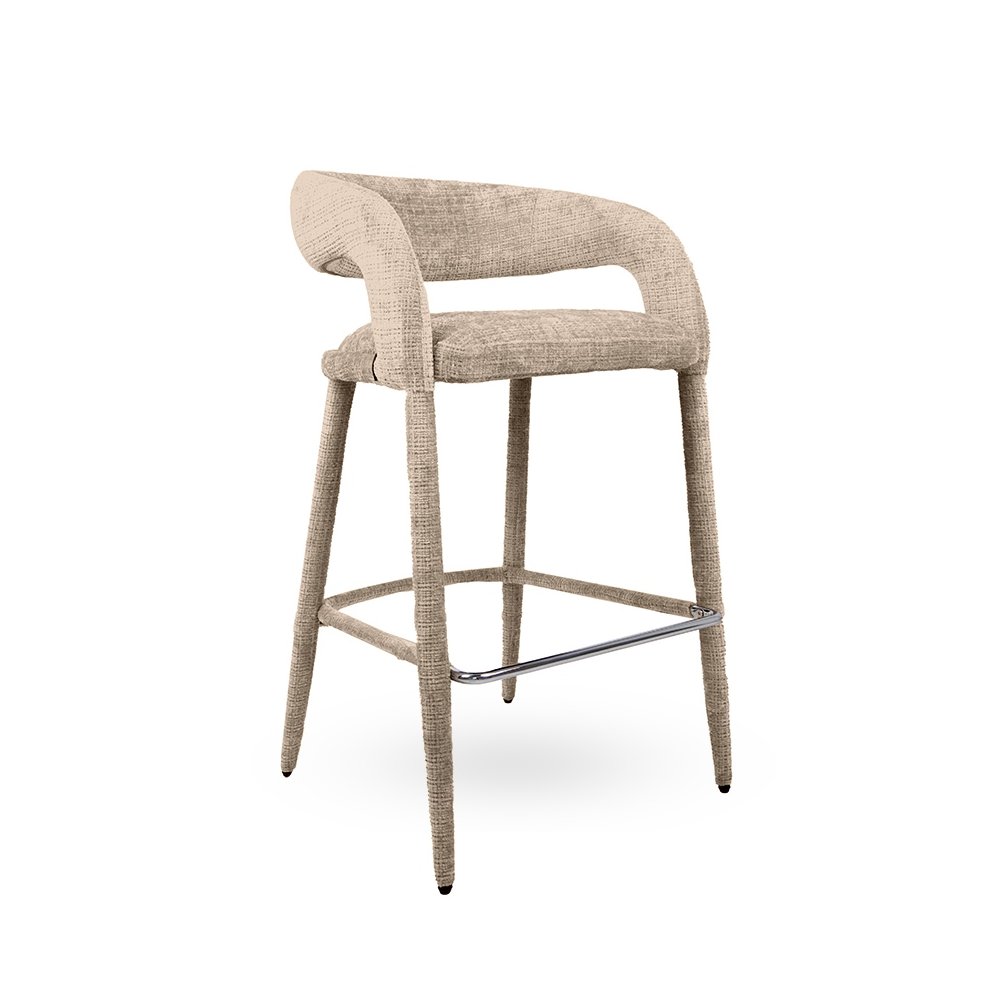 MaMaison krzesło barowe IRIS beżowe MaMaison krzesło barowe IRIS beżowe