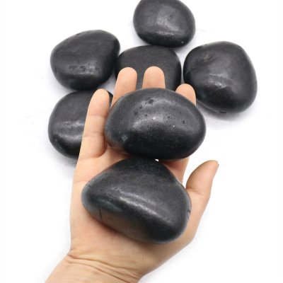 Kamień dekoracyjny ogrodowy 3-5 cm 2 kg   czarny