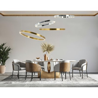 MOOSEE lampa wisząca RING 40 złota