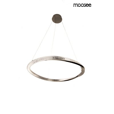 MOOSEE lampa wisząca ANILLO 80 czarny     chrom