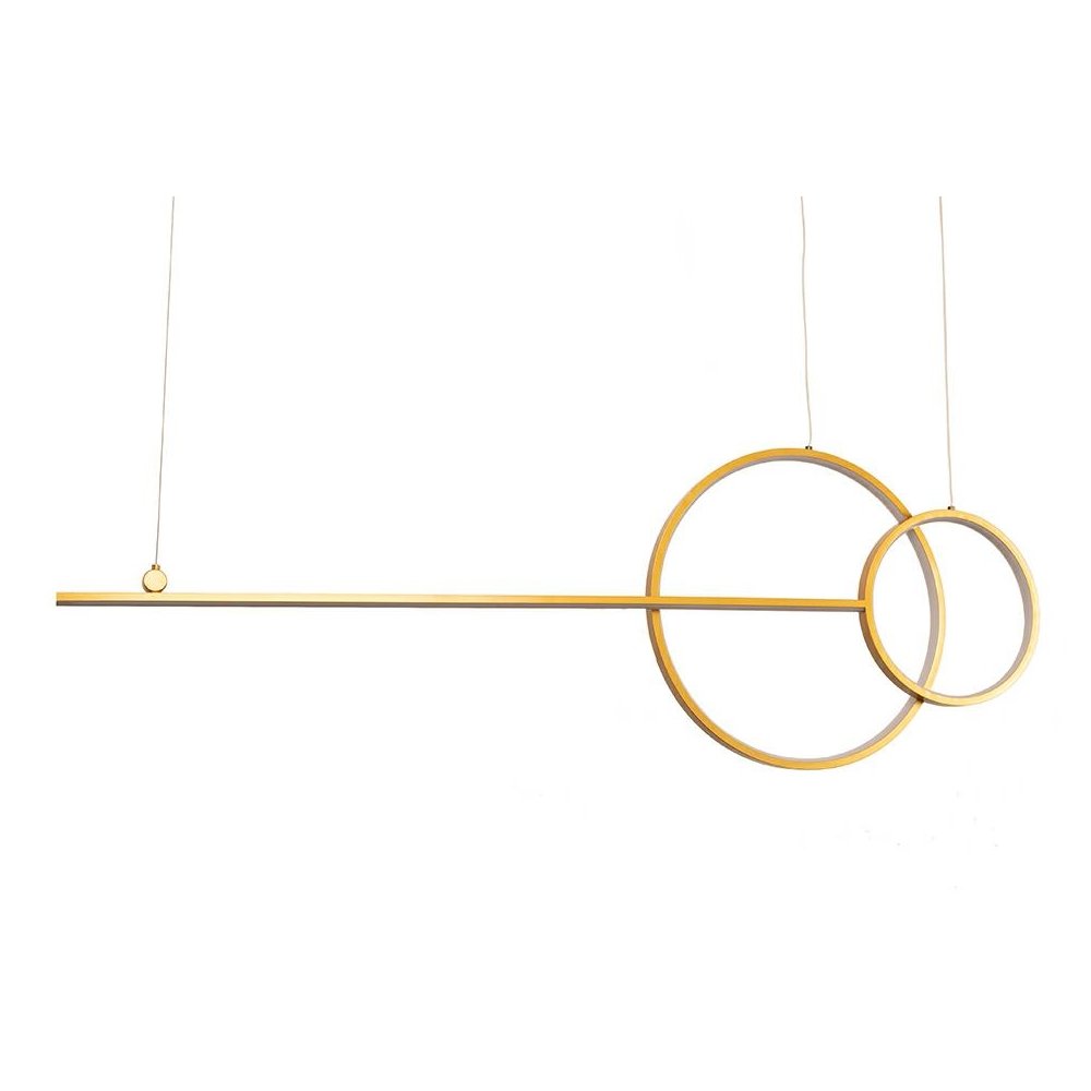 MOOSEE lampa wisząca RAGE złota