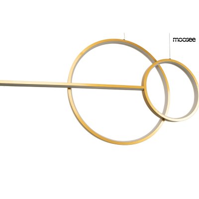 MOOSEE lampa wisząca RAGE złota