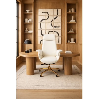 Fotel biurowy ADMIRAL beżowy