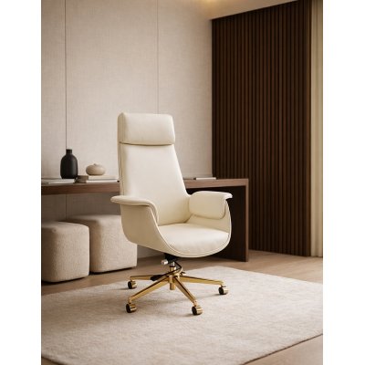 Fotel biurowy ADMIRAL beżowy