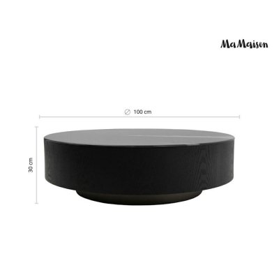 MaMaison stolik kawowy LAGO 100 czarny