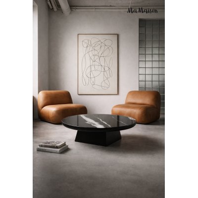 MaMaison stolik kawowy DOVER 100 czarny
