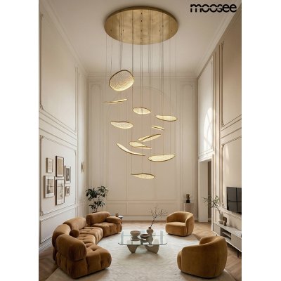 MOOSEE lampa wisząca MEDUSA złota