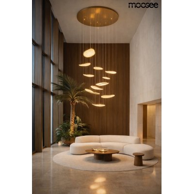 MOOSEE lampa wisząca MEDUSA złota