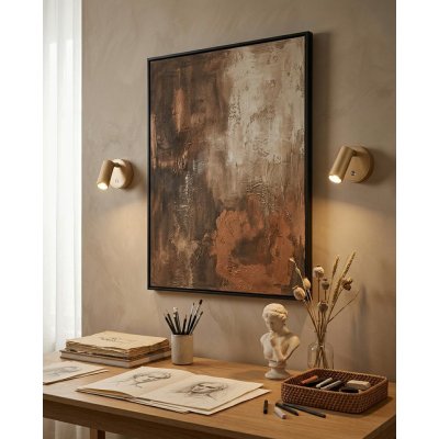 Lampa ścienna SHP PICKET złota