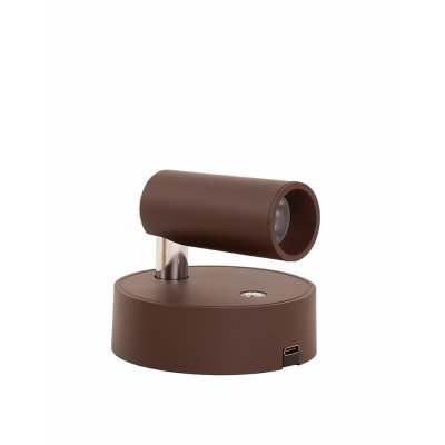 Lampa ścienna SHP PICKET brązowa