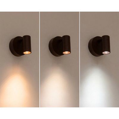 Lampa ścienna SHP PICKET brązowa