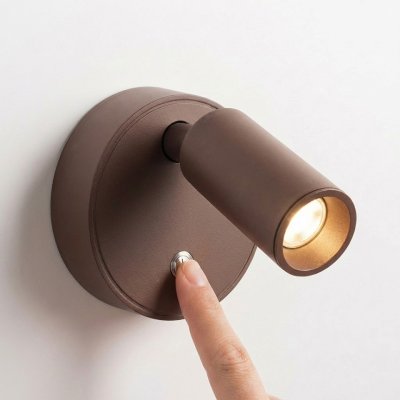 Lampa ścienna SHP PICKET brązowa