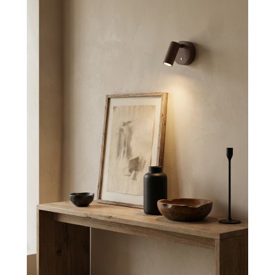 Lampa ścienna SHP PICKET brązowa