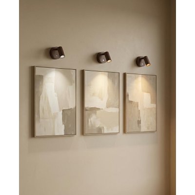 Lampa ścienna SHP PICKET brązowa