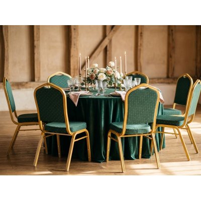 Krzesło bankietowe / konferencyjne        HEKATE zielone