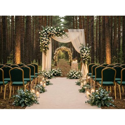 Krzesło bankietowe / konferencyjne        HEKATE zielone