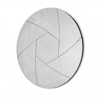 Pallotta - okrągłe, nowoczesne lustro dekoracyjne